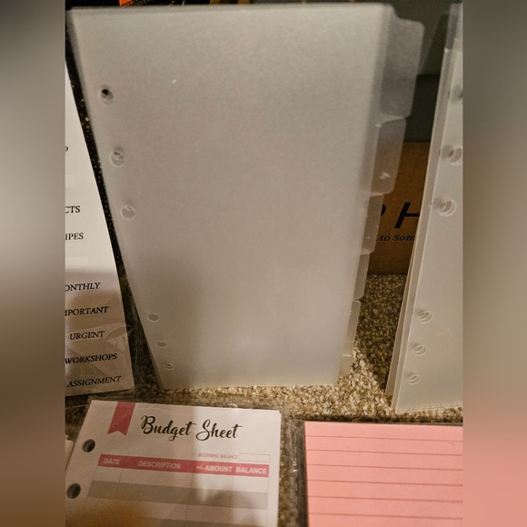 Filofax Personal Size Insert large bundle - Picture 9 of 13